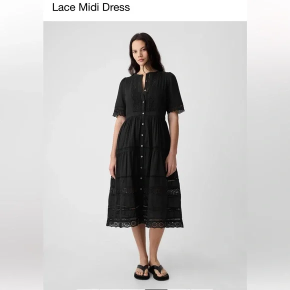 GAP Lace Midi Dress - Picture 3 of 5